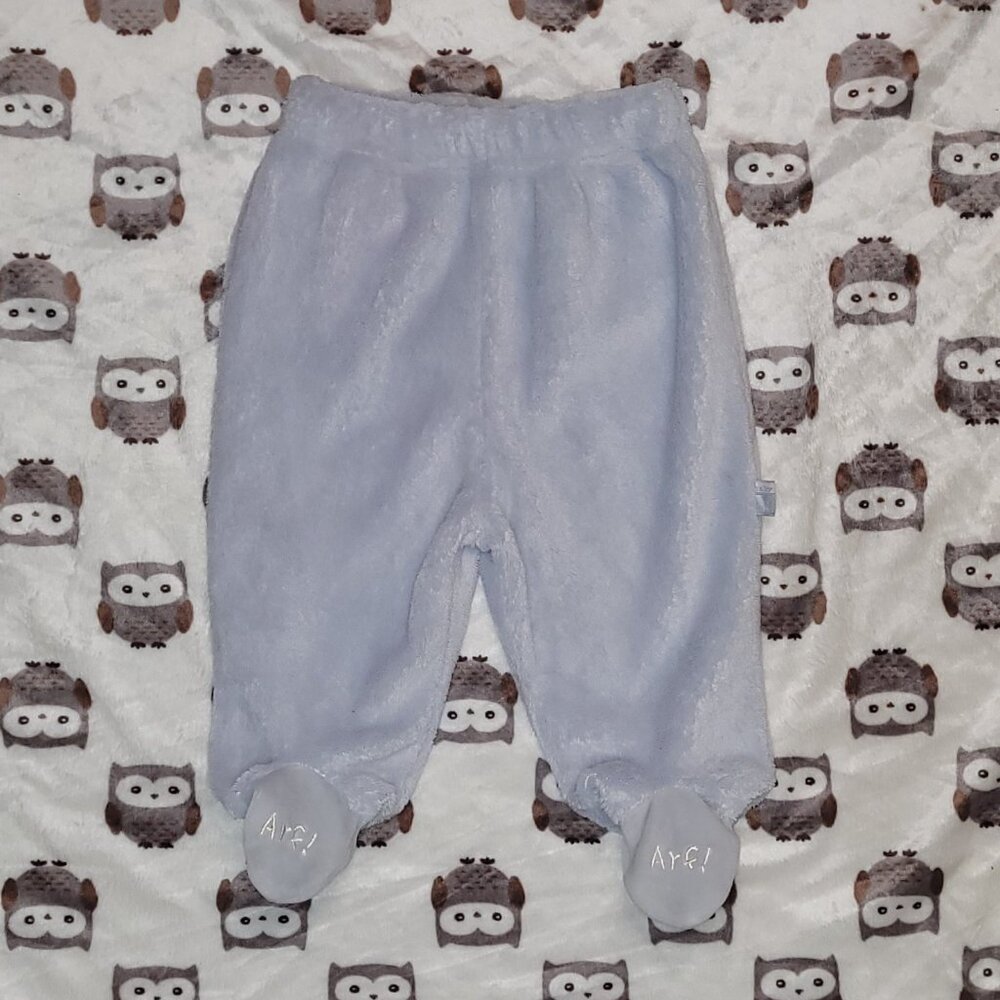 $1 | 0-3m | Fuzzy Footie Pants